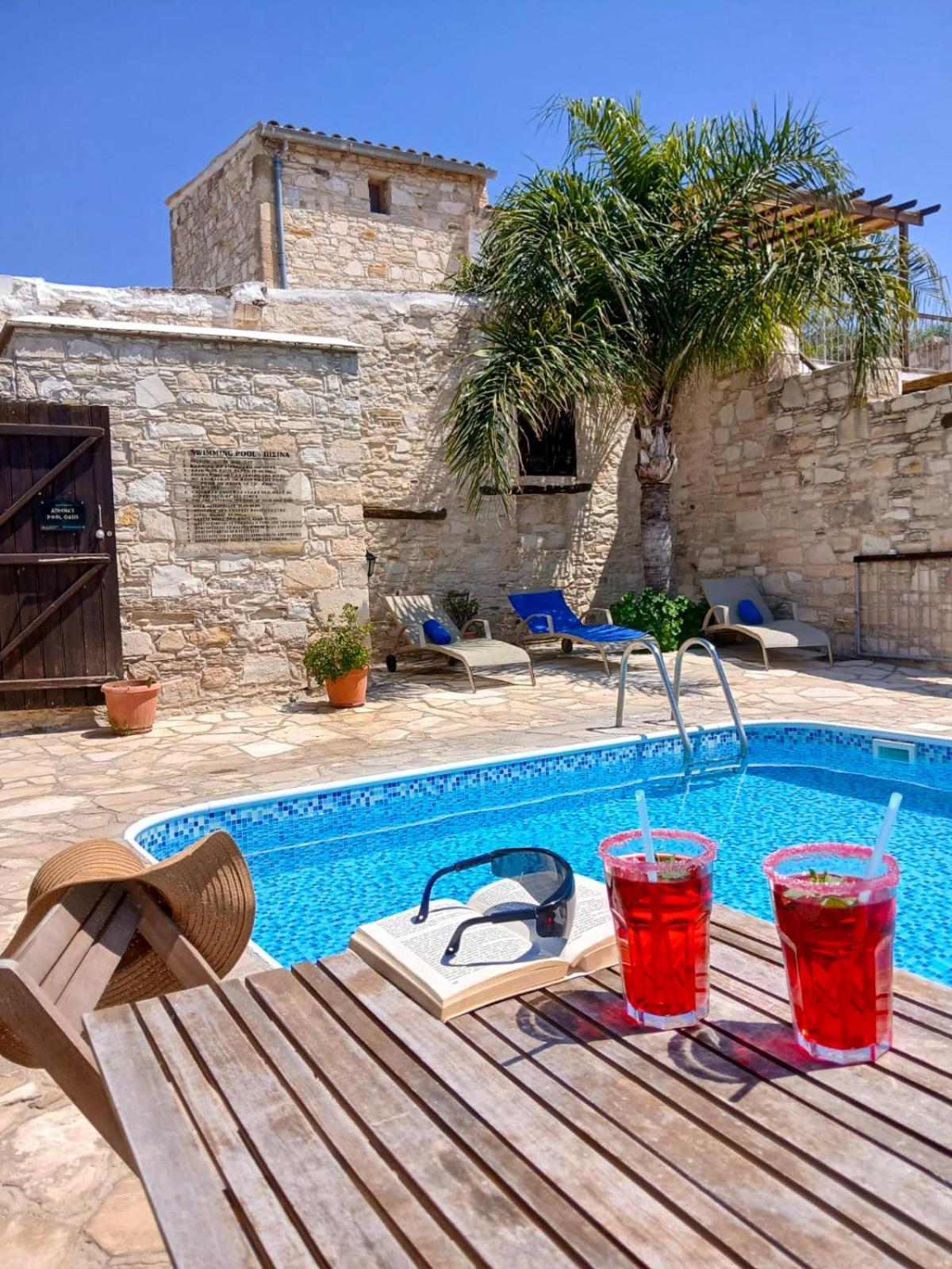 Athena'S Pool Oasis Appartement Skarinou Buitenkant foto