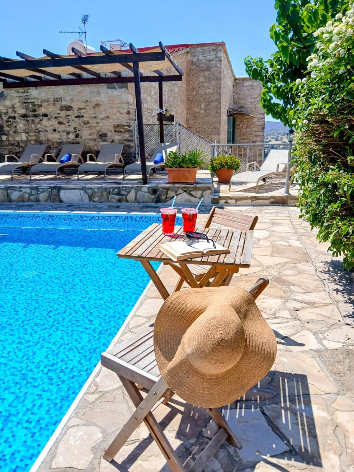 Athena'S Pool Oasis Appartement Skarinou Buitenkant foto